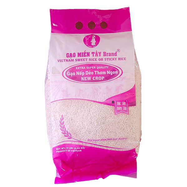 Gao Nep Deo Thom Ngon 10lbs VietNam Sweet Rice