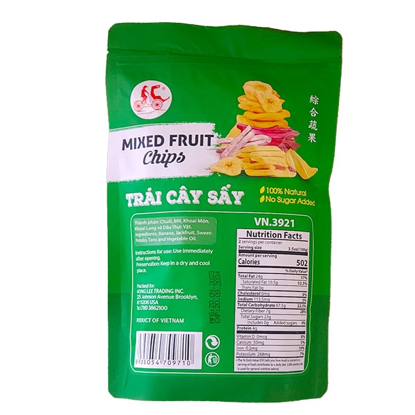 Trai Cay Say Mixed Fruit Chips1